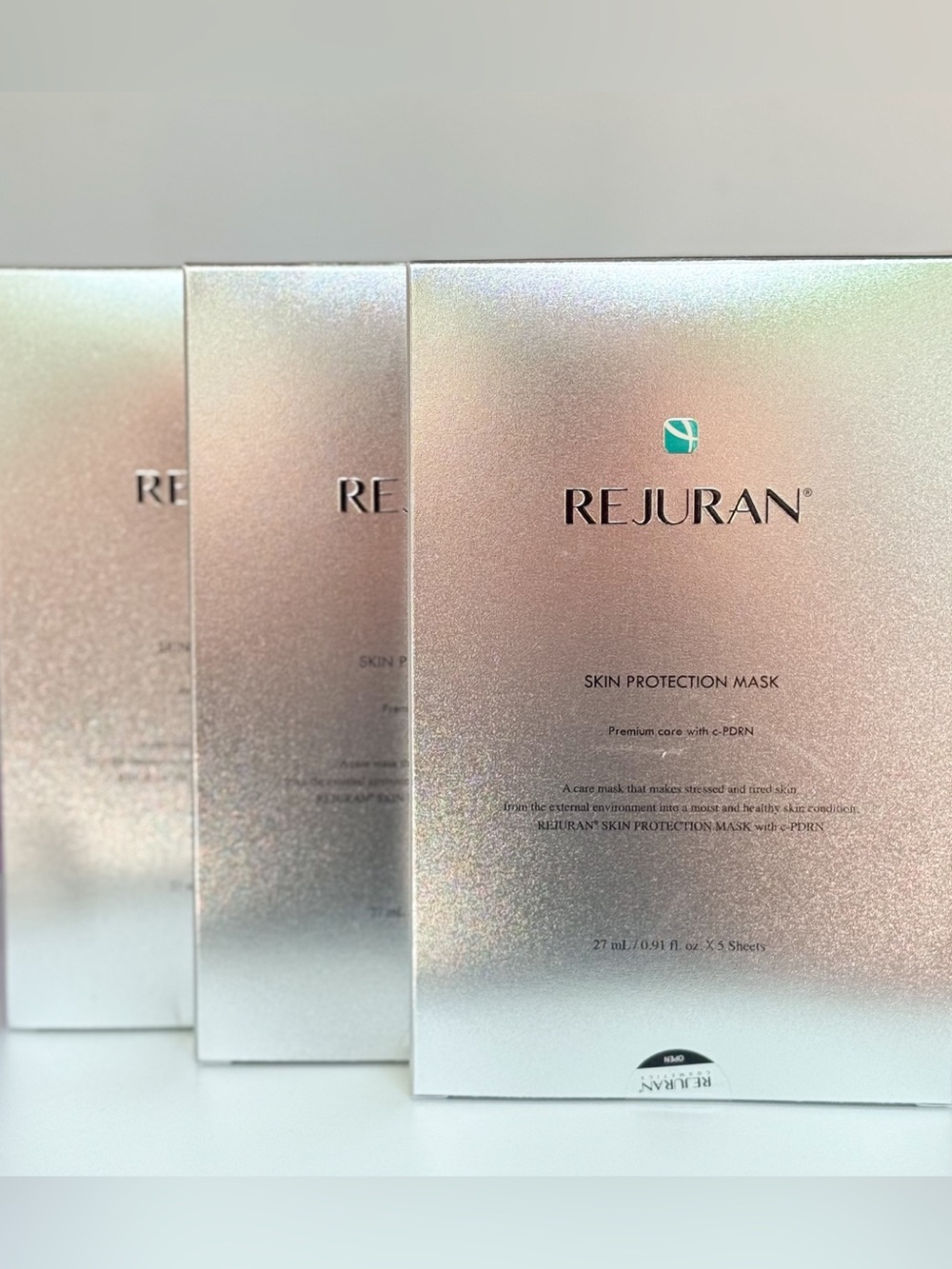 REJURAN Skin Protection Mask Bundle – 3 Boxes (15 Total Masks) | NEW & SEALED